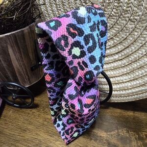 Colorful Leopard Print Strechy Yoga Headband